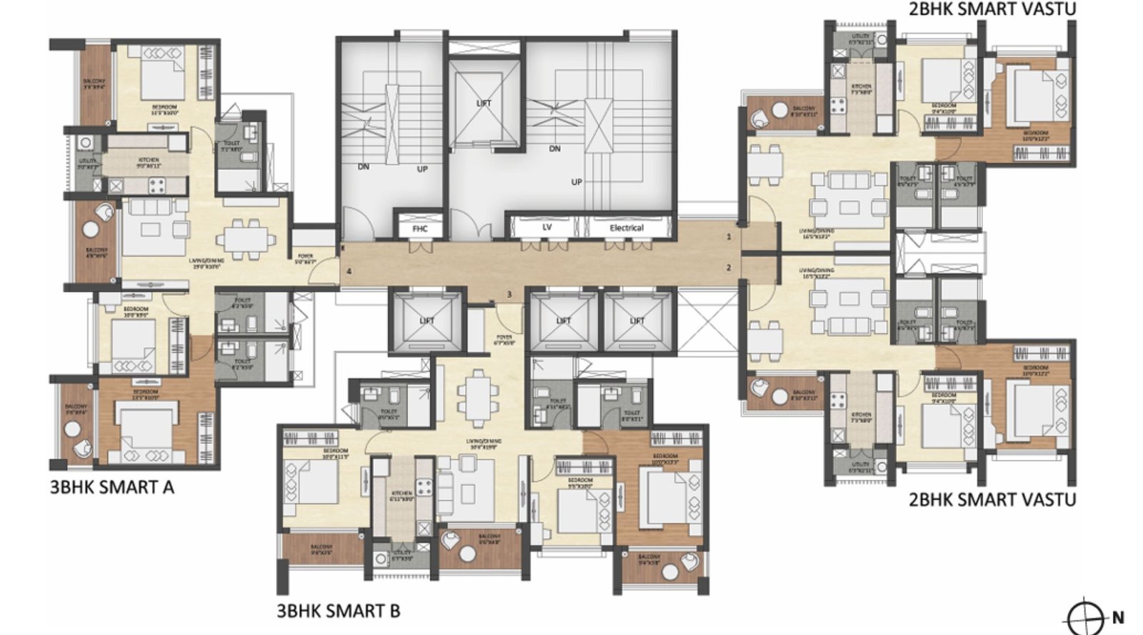 Runwal-The-Central-Park-Typical-Floor-Plan (2008 x 1116 px)
